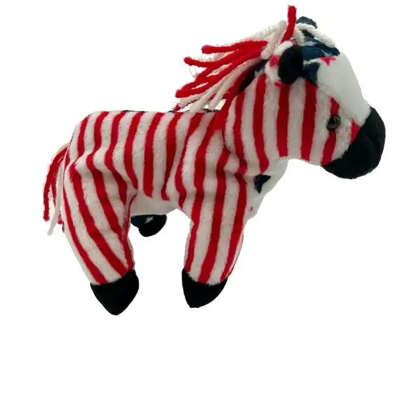 TY 2000 Beanie Baby Lefty American Horse - Picture 4 of 7